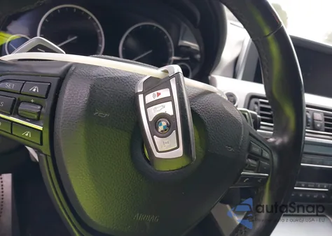 2013 BMW 650I из США, поврежденный, VIN WBAYM9C54DDW20459